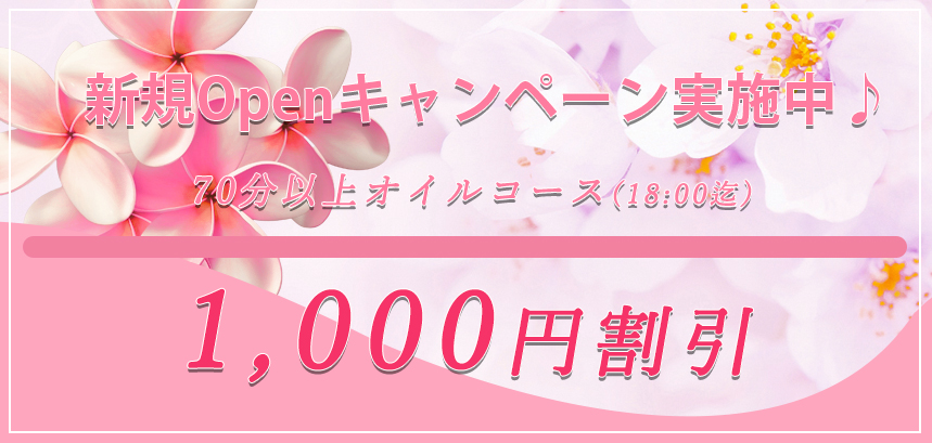 メンズエステ『癒しの恋』のシステム表